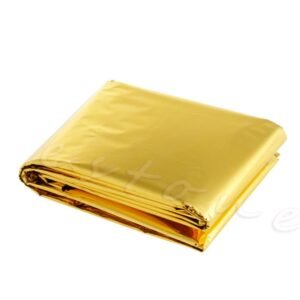 1Pc Outdoor Waterproof Emergency Survival Foil Thermal Rescue Blanket First Aid