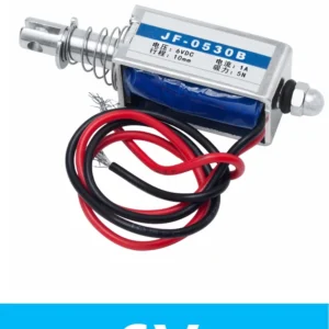 1PCS JF-0530B DC 6V 12V 24V Push&Pull type JF-0530B Open Frame Electromagnet keepping Force 5N travel 10mm Linear Solenoid